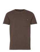 Kolding Organic Tee S/S Brown Clean Cut Copenhagen