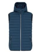 Bhedmar Vest With Hood Navy Blend