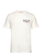 Graphic Ss T-Shirt White GANT