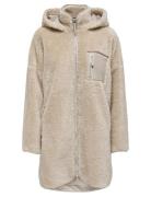 Onlsascha Sherpa Jacket Life Otw Noos Beige ONLY