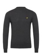 Cotton Merino Crew Neck Jumper Grey Lyle & Scott