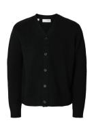Slhcody Ls Knit Relaxed Cardigan Noos Black Selected