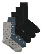 Jactate Socks 5 Pack Black Jack & J S