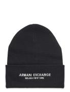 Beanie Hat Black Armani Exchange
