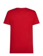 Tommy Logo Tee Red Tommy Hilfiger