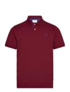 Reg Contrast Pique Ss Polo Burgundy GANT