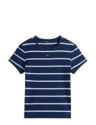 Tjw Slim Essential Rib Ss Ext Navy Tommy Jeans
