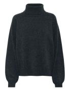 Manzigz Wool Rollneck Noos Grey Gestuz