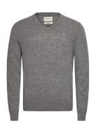 Extrafine Lambswool V-Neck Grey GANT