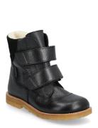 Boots - Flat - With Velcro Black ANGULUS