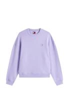 Tjw Bxy Badge Crew Purple Tommy Jeans