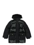 Puffer Jacket Mix Black Mikk-line
