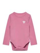 Hmlmini Solid Body L/S Bee Pink Hummel