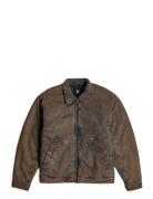 A-Line Padded Coach Jacket Brown G-Star RAW