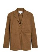 Vihena Loose Blazer /Ln Brown Vila