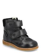 Boots - Flat - With Velcro Black ANGULUS