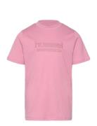 Hmljr Base T-Shirt S/S Pink Hummel