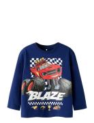 Nmmaman Blaze Ls Nreg Top Vde Navy Name It