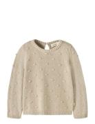 Nmngable Ls Loose Knit Lil Beige Lil'Atelier