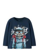 Nmmolly Ls Nreg Top Box Navy Name It