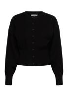 Rwavar Ls Cardigan Black Rosemunde