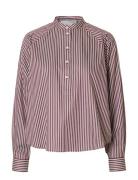 Slfmariette Relaxed Ls Shirt B Burgundy Selected