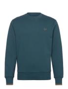 Crew Neck Sweatshirt Green Fred Perry