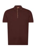 Mmgharvey Polo Ss Tee Brown Mos Mosh Gallery