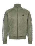 Taped Track Jacket Khaki Fred Perry