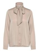 Miki Silk Blouse Beige Ahlvar Gallery