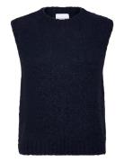 Kala Knit Vest Navy Noella