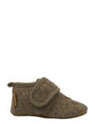 Prewalker Wool Embroidery Khaki Mikk-line