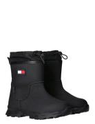 Tommy Hilfiger Booties Faux Leather/Nylon Fabric Black Tommy Hilfiger