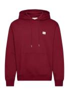 Ls Eu 350Terry Badge Hoodie Red Calvin Klein Jeans