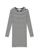 5X5 Classic Stripe Dubina Short Dress Black Mads Nørgaard