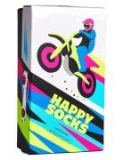 3-Pack Fast Sports Socks Gift Set Grey Happy Socks