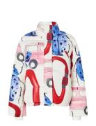 2424 Printed Tech, Long Sleeve Puff Cream STINE GOYA