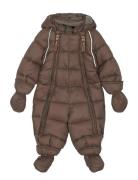 Puff Baby Suit W Acc Rec. Brown Mikk-line
