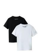 2 Pack Embro Logo Ss Tee Patterned Calvin Klein