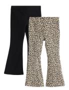 Leggings Flare Br Inside 2 Pa Patterned Lindex