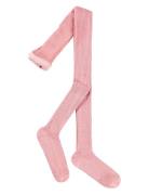 Glitter Rib Tights Pink Molo