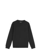 Embossed Eagle Crew Neck Black Lyle & Scott
