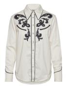 Applique Shirt White Wrangler