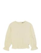 T-Shirt Longsleeve Smock Cream Daily 7