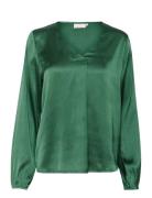 Kalana Blouse Green Kaffe