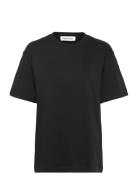 True Heavy Boxy Tee Black Organic Basics