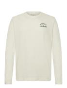 Organic Cotton Long Sleeved T-Shirt Cream Knowledge Cotton Apparel