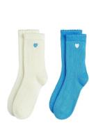 Pointelle 2-Pack Socks Patterned Mini Rodini