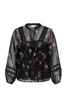 Cartessa Eliza Ls Top Wvn Black ONLY Carmakoma