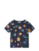 Apia Printed Shortsleeve T-Shirt Navy Liewood